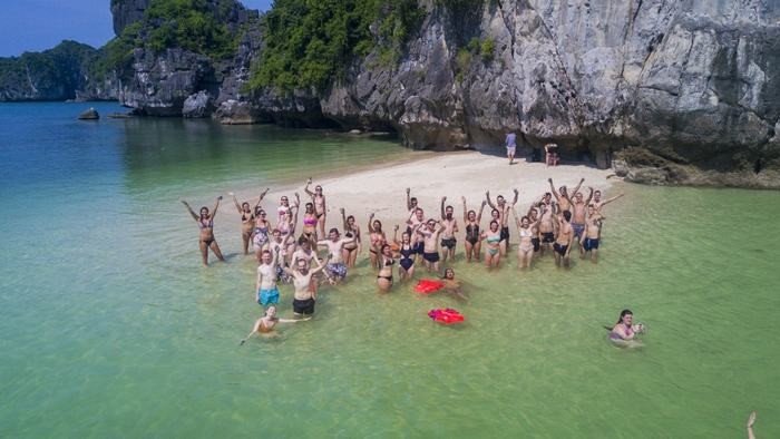 Swim in Halong Bay