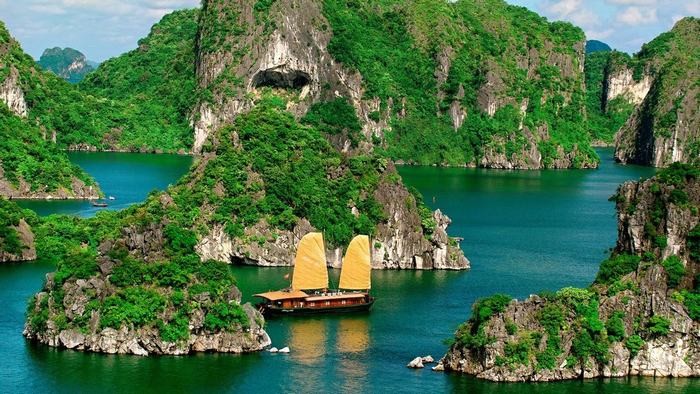 Halong Bay in summer