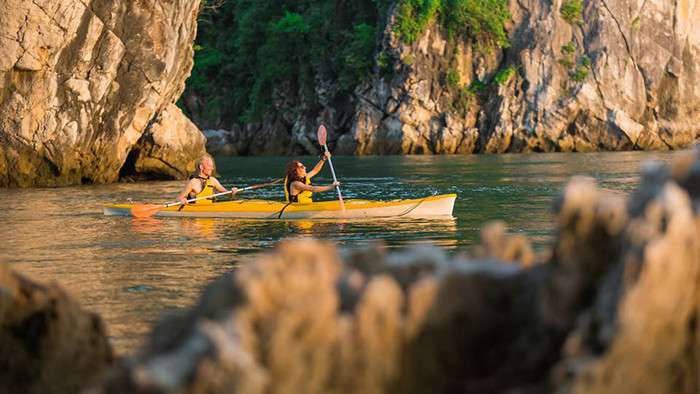 Having fun in Halong