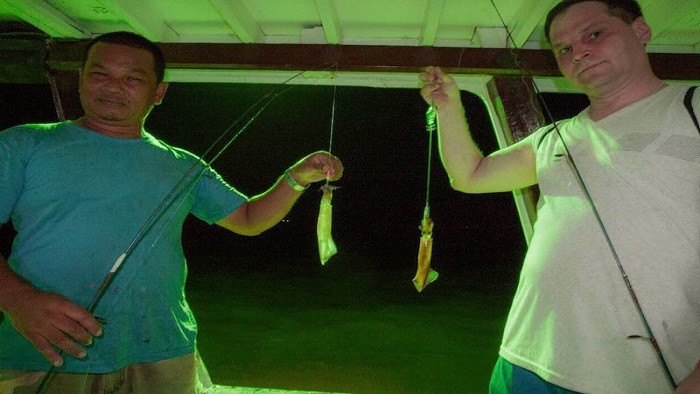Night Squid Fishing in Halong - Halong Bay Tours