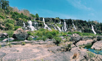 Explore the majestic beauty of Pongour waterfall in Da Lat