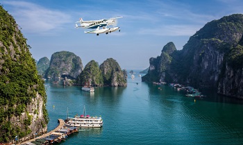 Seaplane in Halong Bay - Travelling instruction for tourists