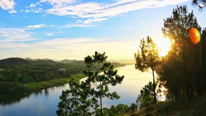 View from Vong Canh Hill