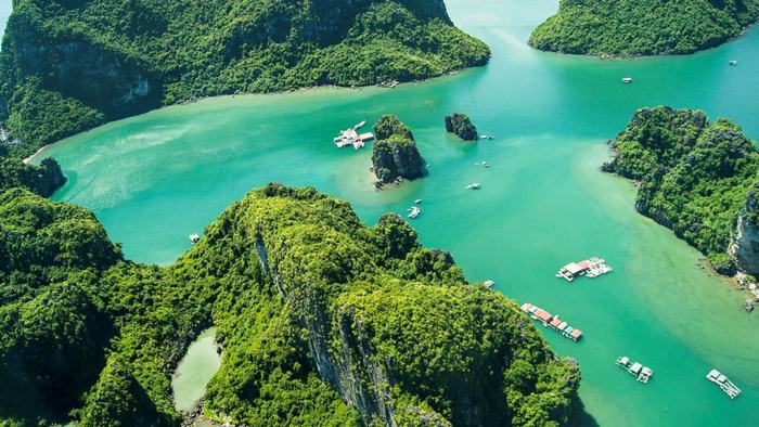 Halong Bay from above