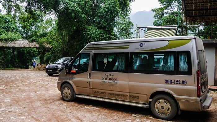 Shuttle bus from Mai Chau to Hanoi