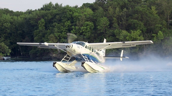 Seaplane in Halong Bay