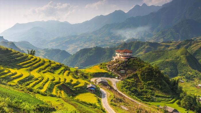 The peaceful scenery of Sapa