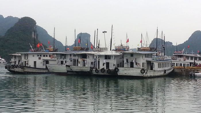 Boat to Cat Ba Island