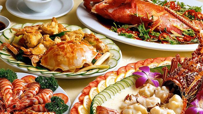 Delicious seafood in Vietnam