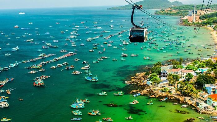 Cable car in Phu Quoc
