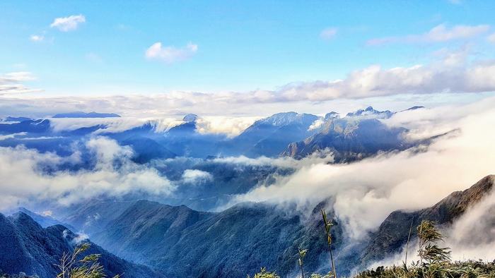 The view of Fansipan Peak