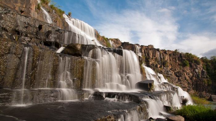 Magnificent waterfall in Dalat