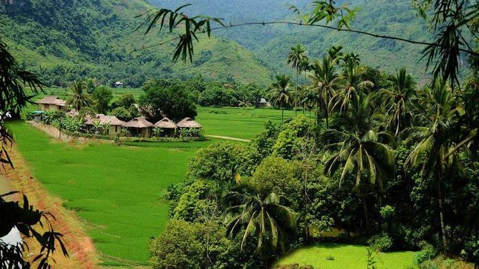 peaceful scenery of Mai Chau