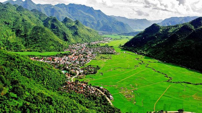 The peaceful scenery of Mai Chau