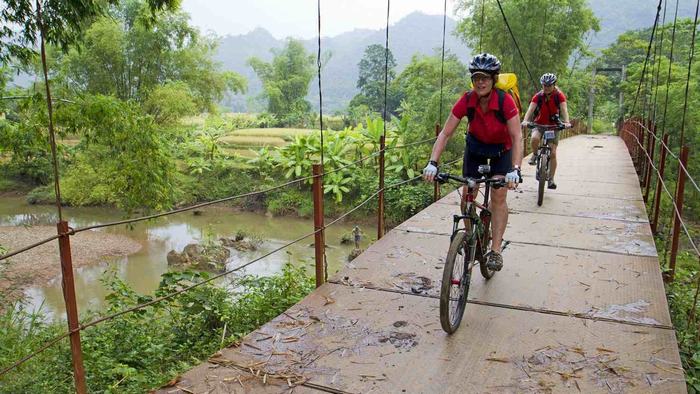 Cycling in Mai Chau