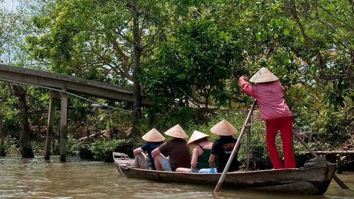 Boat to Mekong Delta