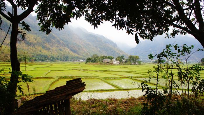 Peaceful scenery of Mai Chau