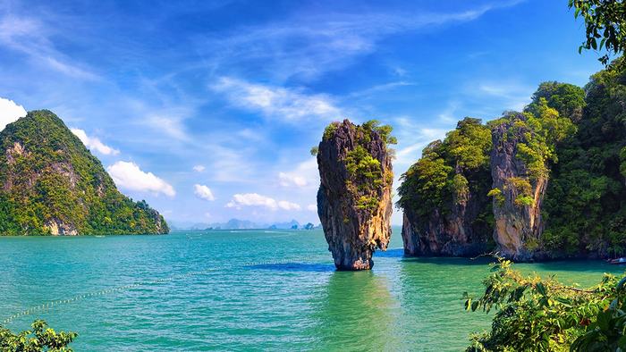 beautiful scenery of Phang Nga Bay