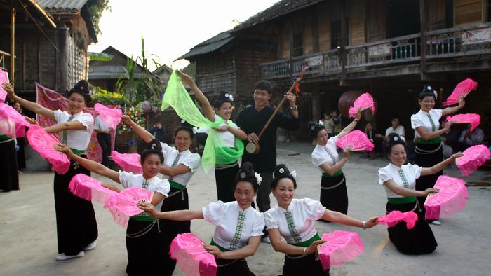 Traditional dance of Thai people