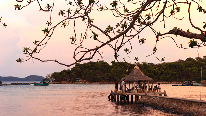 Natural scenery on Ba Lua archipelago