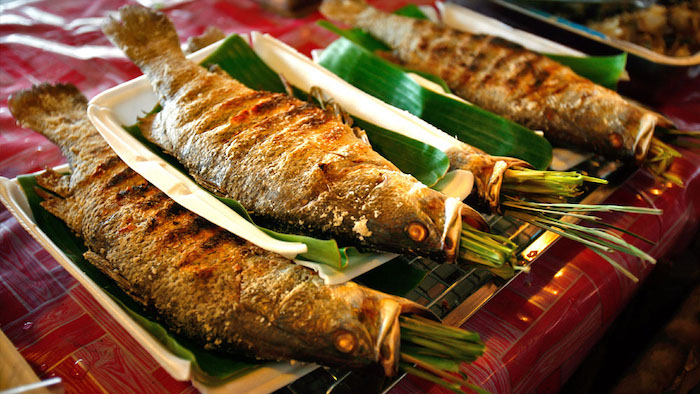 The grilled fish dish of Mai Chau