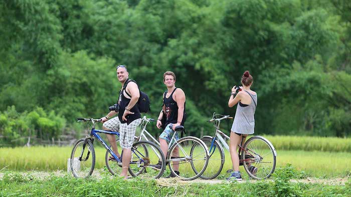 Biking in Mai Chau