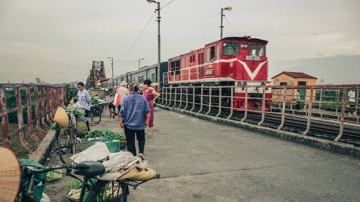 Traveling by train, tourists can see the attractive view along the way