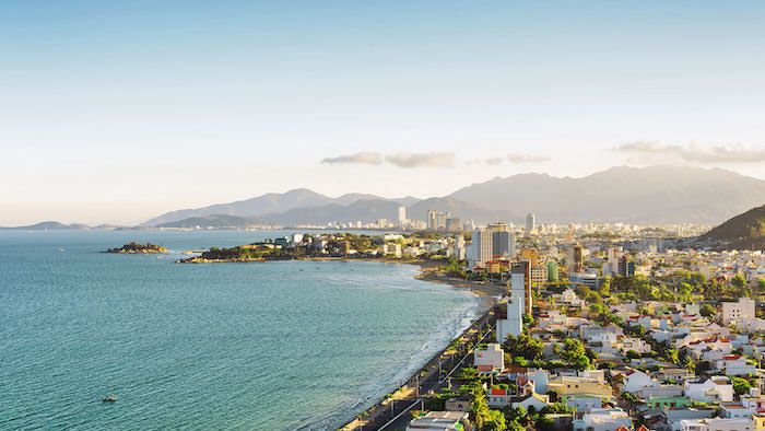 The coastal city of Nha Trang