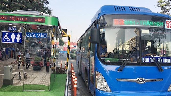 Explore Saigon by bus