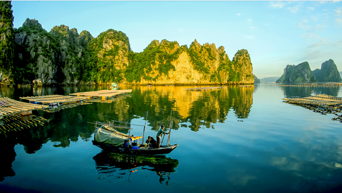 The elegant beauty of Halong in autumn and winter