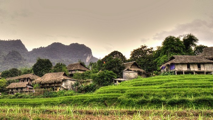 Mai Chau in spring is very comfortable