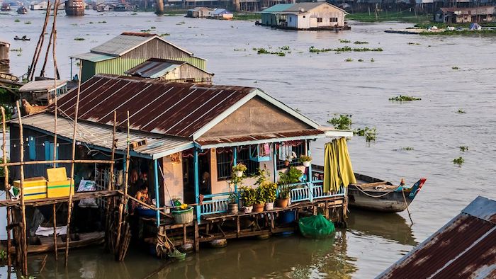 Chau Doc floating village