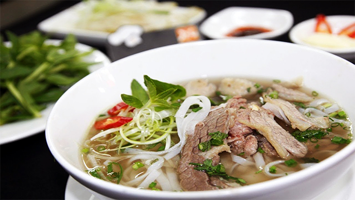  Beef noodle soup in Hanoi