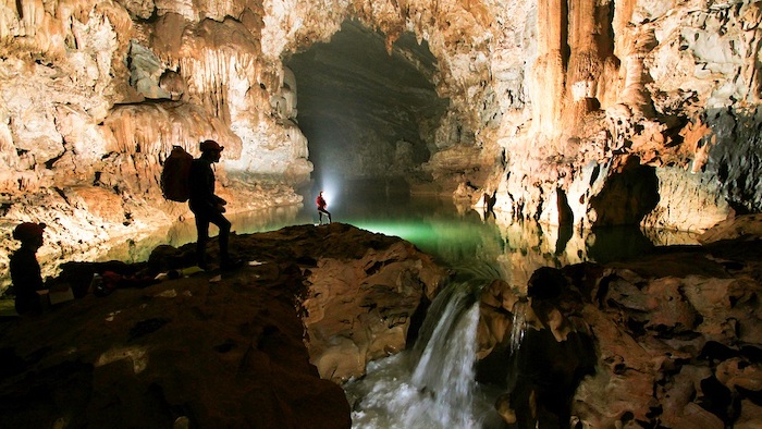 Inside Tu Lan cave