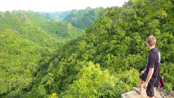 Trekking on Cat Ba island