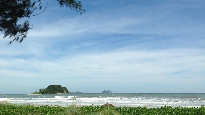 The scenery on Ngoc Vung island