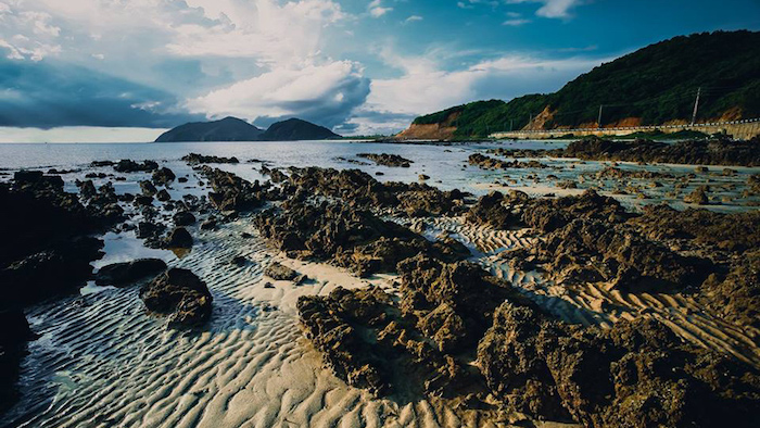 Sunset on Quan Lan island