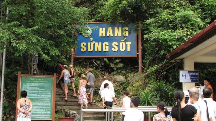 The tourist site of Sung Sot cave