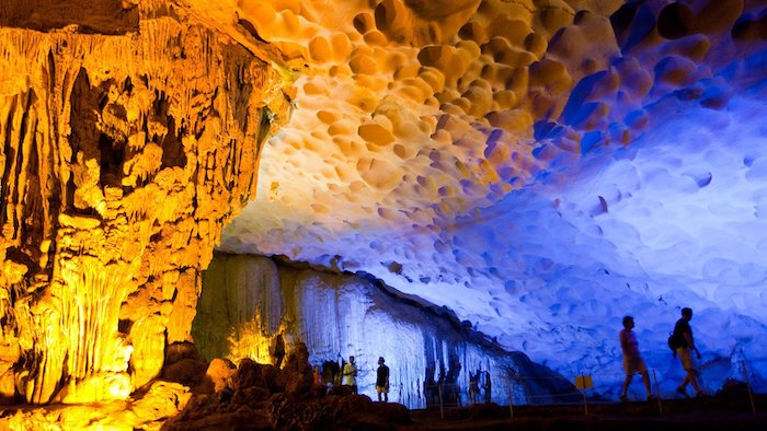 Exploring the cave