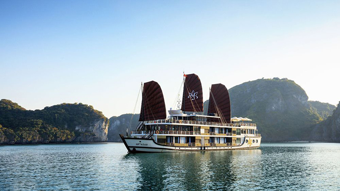 Let’s take a cruise ship and travel around Halong Bay