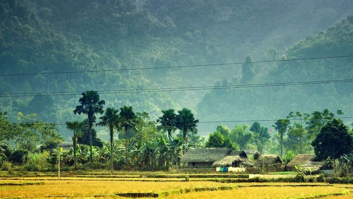 The scenery in Mai Chau