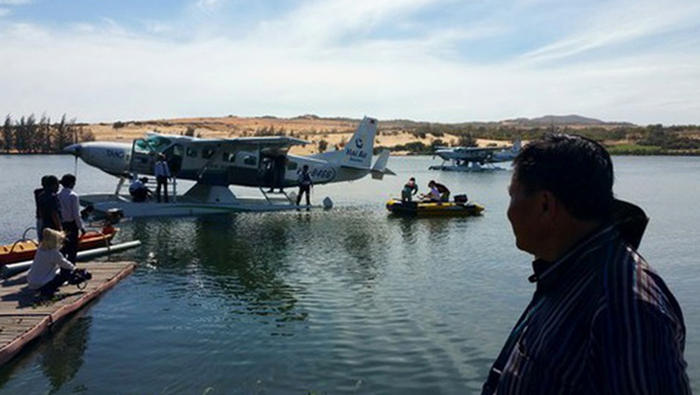 A hydroplane tour to Mekong Delta