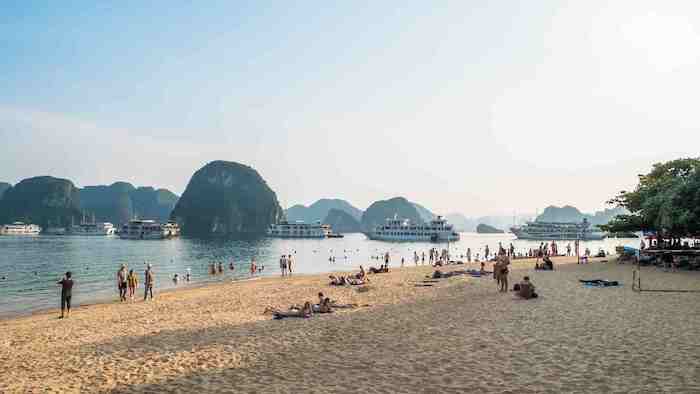 Bai Chay beach in Halong
