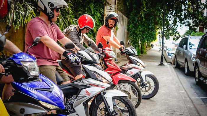 Renting a motorbike in Hanoi