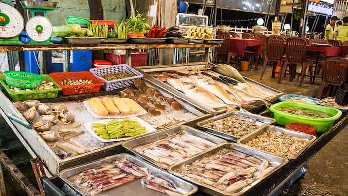 Seafood at Phu Quoc night market