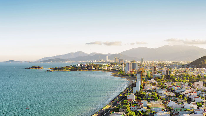 The coastal city of Nha Trang