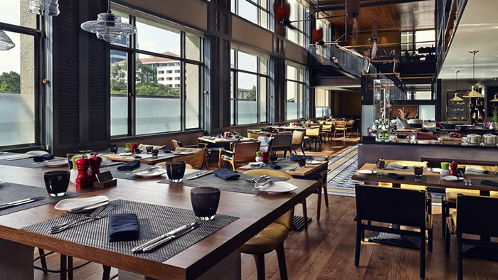 The restaurant in Sofitel Saigon Plaza