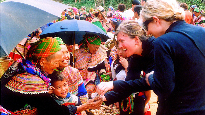 The friendly and rustic ethnic people in Lao Cai