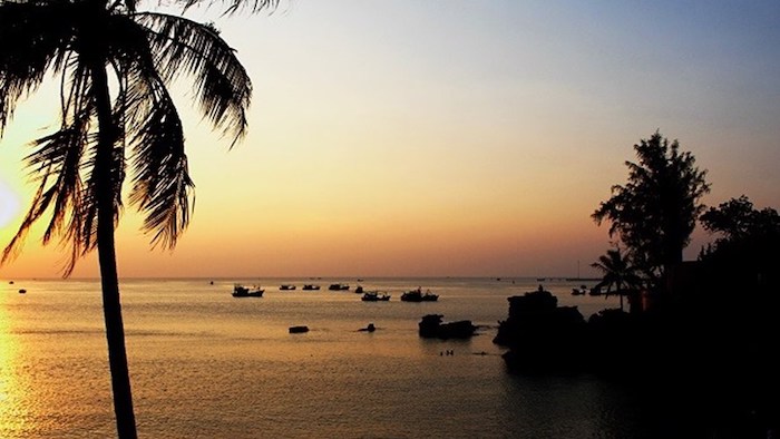 Sunset on Phu Quoc beaches