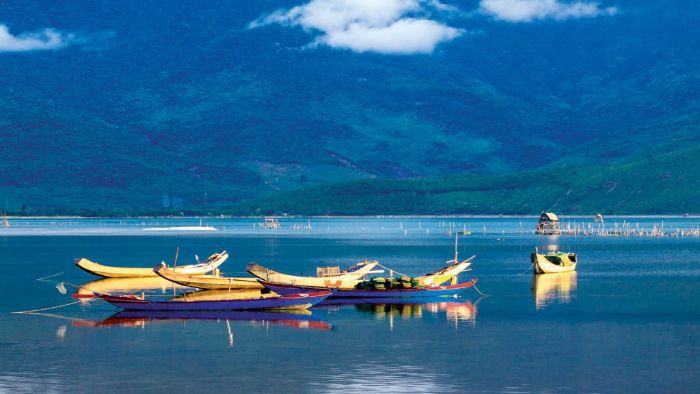 Travel along the S-shaped coast of Vietnam to explore picturesque fishing villages